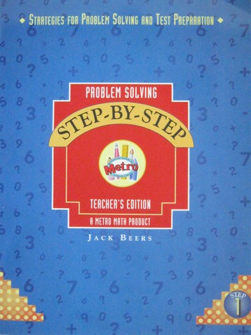 (image for) Problem Solving Step-by-Step Step 1 TE (TE)(P) by Jack Beers
