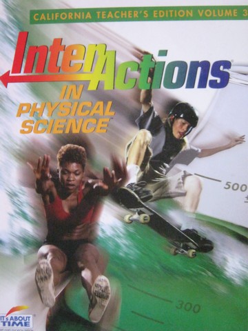 (image for) InterActions in Physical Science TE Volume 3 (CA)(TE)(P)