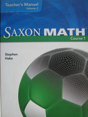 (image for) Saxon Math Course 1 TM Volume 2 (TE)(H) by Stephen Hake