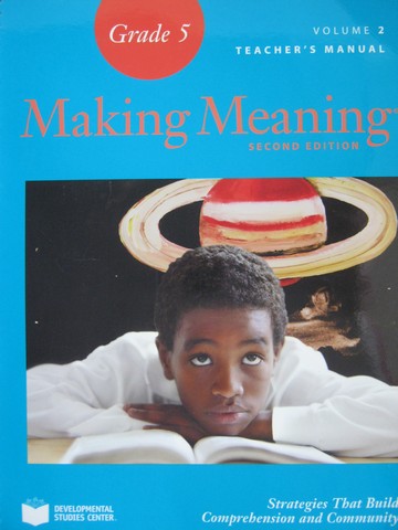 (image for) Making Meaning 2nd Edition 5 TM Volume 2 (TE)(Spiral)