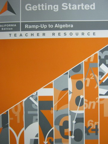 (image for) Ramp-Up to Algebra Getting Started (CA)(TE)(Spiral)