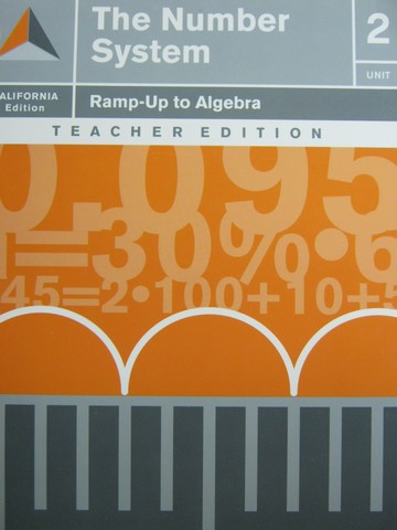 (image for) Ramp-Up to Algebra Unit 2 TE (CA)(TE)(Spiral)