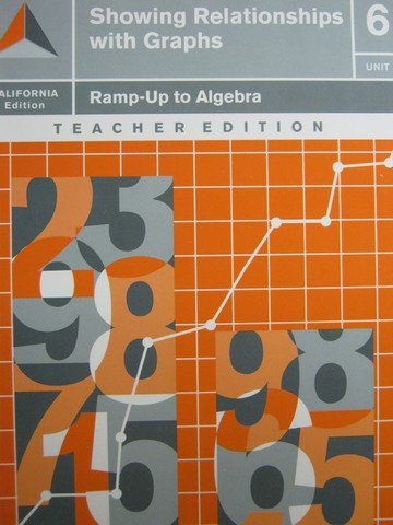 (image for) Ramp-Up to Algebra Unit 6 TE (CA)(TE)(Spiral)