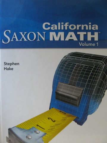 (image for) California Saxon Math Intermediate 5 Volume 1 (CA)(H) by Hake