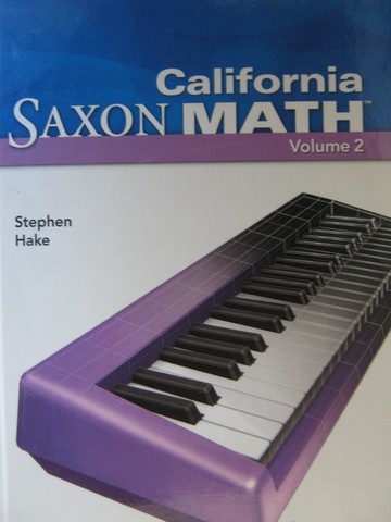 (image for) California Saxon Math Intermediate 4 Volume 2 (CA)(H) by Hake