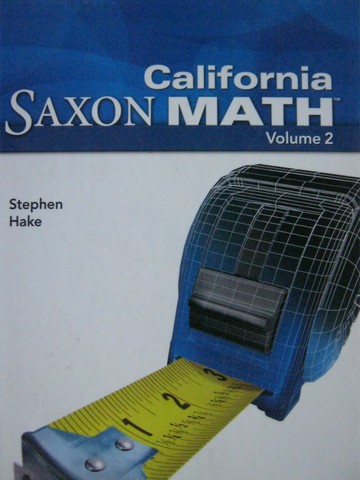 (image for) California Saxon Math Intermediate 5 Volume 2 (CA)(H) by Hake