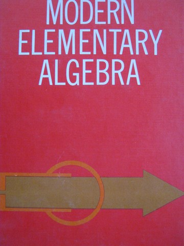 (image for) Modern Elementary Algebra Revised Edition (H) by Eugene Nichols