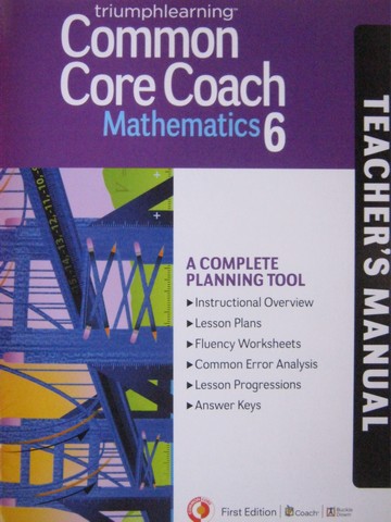 (image for) Common Core Coach Mathematics 6 TM (TE)(P)
