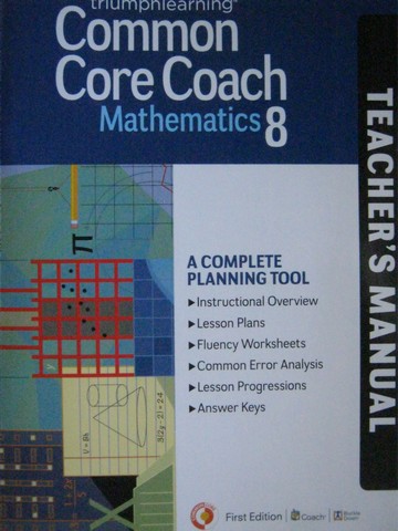 (image for) Common Core Coach Mathematics 8 TM (TE)(P)