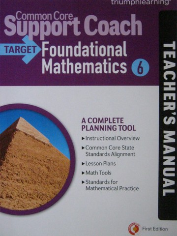 (image for) Target Foundational Mathematics 6 TM (TE)(Spiral) - Click Image to Close