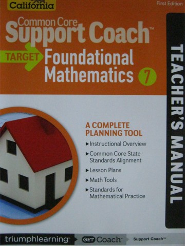 (image for) Target Foundational Mathematics 7 TM (CA)(TE)(Spiral)