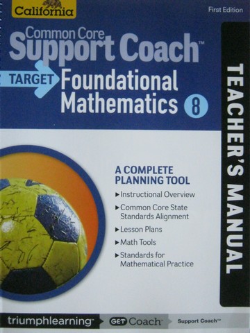 (image for) Target Foundational Mathematics 8 TM (CA)(TE)(Spiral)