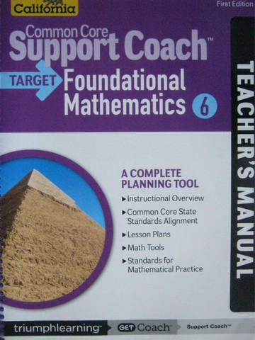 (image for) Target Foundational Mathematics 6 TM (CA)(TE)(Spiral)