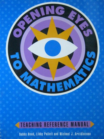 Opening Eyes to Mathematics 3&4 TRM (TE)(Spiral) by Head, (image for) Opening Eyes to Mathematics 3&4 TRM (TE)(Spiral) by Head,