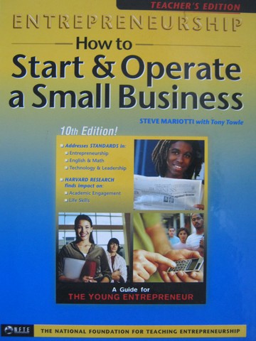 (image for) Entrepreneurship How to Start A Small Business 10e TE (TE)(H)