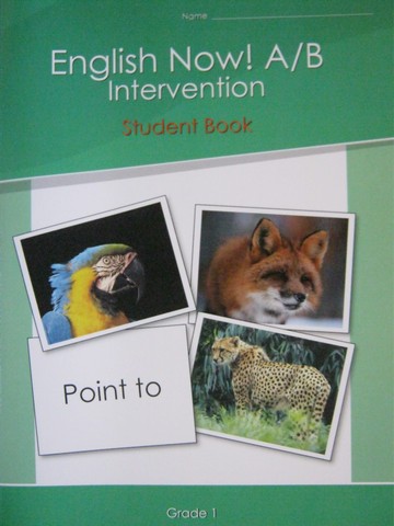 (image for) English Now! A/B Intervention 1 Student Book (P)