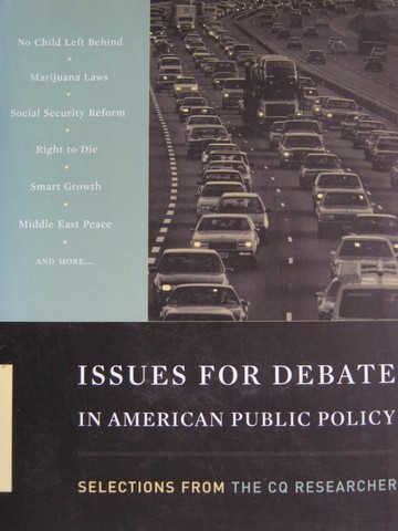 (image for) Issues for Debate in American Public Policy 6th Edition (P)
