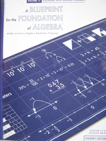 A Blueprint for the Foundation of Algebra TE Volume 2 (TE)(H)