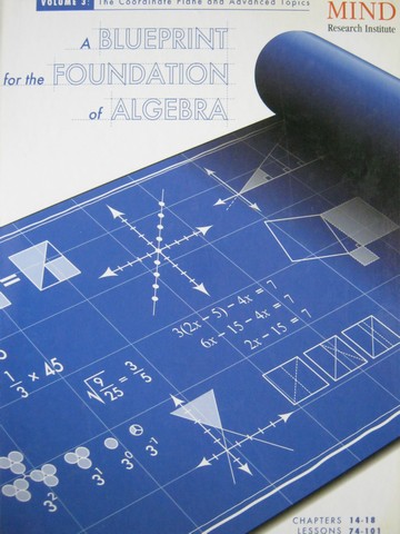 (image for) A Blueprint for the Foundation of Algebra Volume 3 (H)