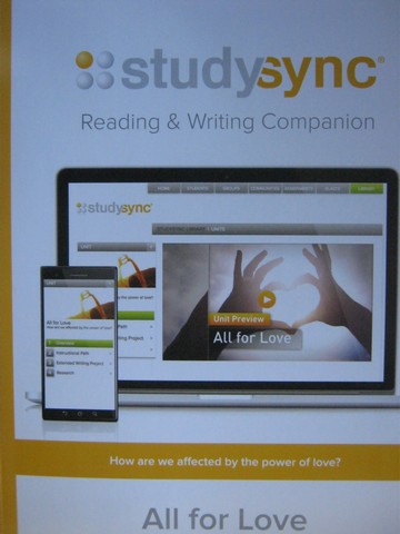 (image for) Studysync 9.4 Reading & Writing Companion (P)