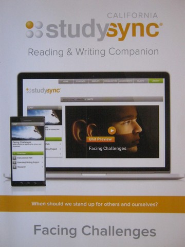 (image for) Studysync 6.3 Reading & Writing Companion (CA)(P)