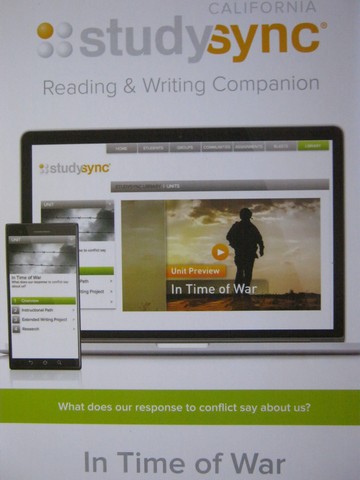 (image for) Studysync 8.2 Reading & Writing Companion (CA)(P)