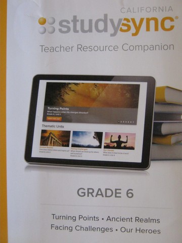 (image for) Studysync 6 Teacher Resource Companion (CA)(TE)(Spiral)