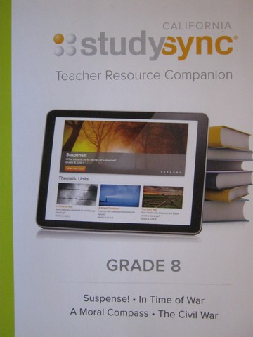 (image for) Studysync 8 Teacher Resource Companion (CA)(TE)(Spiral)