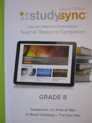 (image for) Studysync 8 ELD Teacher Resource Companion (CA)(TE)(Spiral)