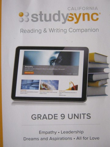 (image for) Studysync 9 Reading & Writing Companion (CA)(P)