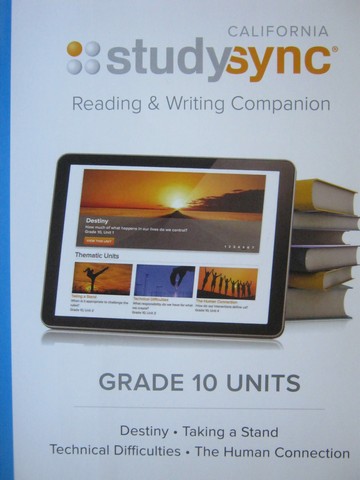 Studysync 10 Reading & Writing Companion (CA)(P) (image for) Studysync 10 Reading & Writing Companion (CA)(P)