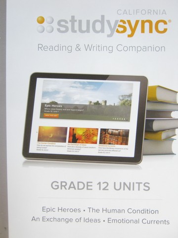 (image for) Studysync 12 Reading & Writing Companion (CA)(P)