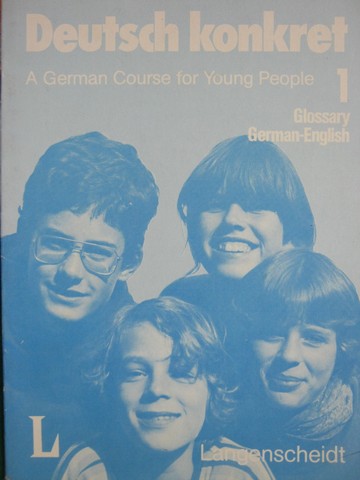 (image for) Deutsch konkret 1 Glossary German-English (P) by Neuner