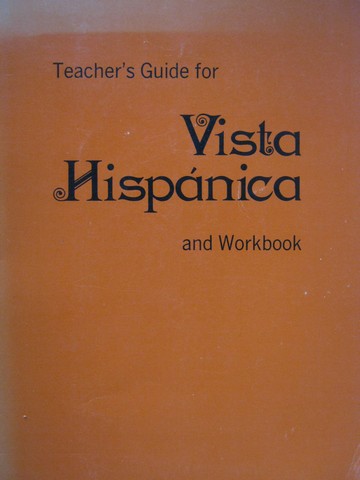 (image for) Vista Hispanica & Workbook TG (TE)(P) by Ginsburg, Nassi,