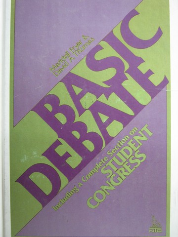 (image for) Basic Debate (H) by Maridell Fryar & David A Thomas