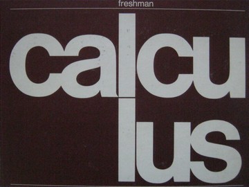 (image for) Freshman Calculus (H) by Bonic, Hajian, Cranford, & Krantz