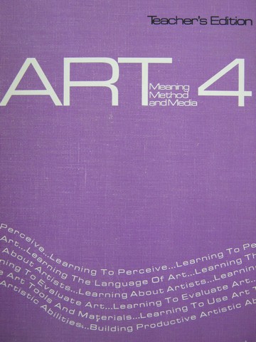 Art Meaning Method & Media 4 TE (TE)(H) by Hubbard & Rouse (image for) Art Meaning Method & Media 4 TE (TE)(H) by Hubbard & Rouse