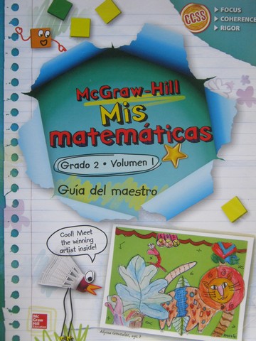 (image for) Mis matematicas 2 Volumen 1 TE (TE)(Spiral) by Carter, Cuevas,