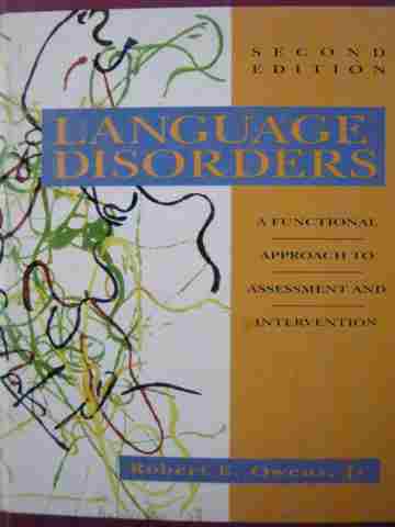 (image for) Language Disorders 2nd Edition (H) by Robert E Owens, Jr.