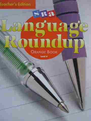 (image for) SRA Language Roundup Orange Book Level 4 TE (TE)(P) by Wagner