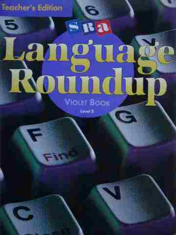 (image for) SRA Language Roundup Violet Book Level 5 TE (TE)(P) by Wagner