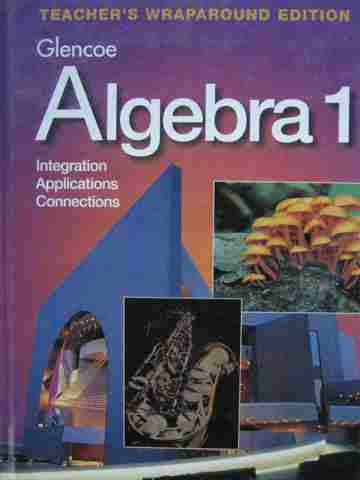 (image for) Algebra 1 Integration Applications Connections TWE (TE)(P)