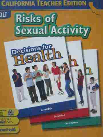 (image for) Decisions for Health Risks of Sexual Activity TE (CA)(TE)(P)