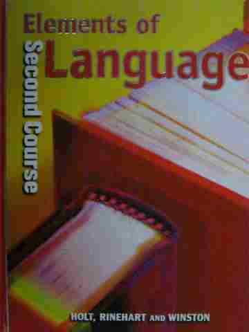 (image for) Elements of Language 2nd Course (H) by Odell, Vacca, Hobbs,