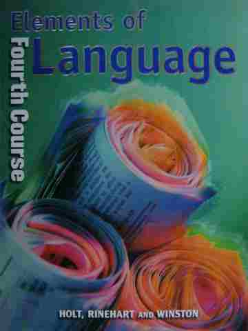 (image for) Elements of Language 4th Course (H) by Odell, Vacca, Hobbs, - Click Image to Close