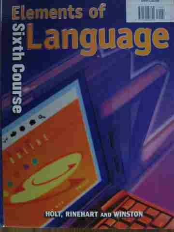 (image for) Elements of Language 6th Course (H) by Odell, Vacca, Hobbs,