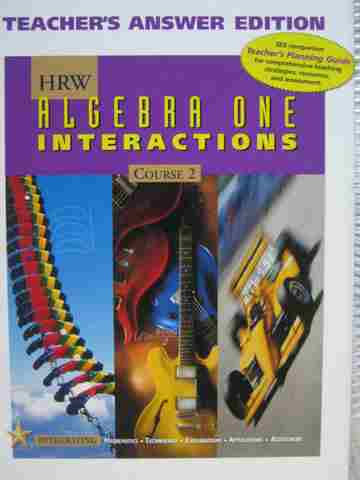(image for) Algebra One Interactions Course 2 TE (TE)(H) by Kennedy,