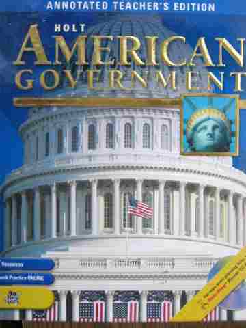 (image for) Holt American Government ATE (TE)(H) by Steven Kelman