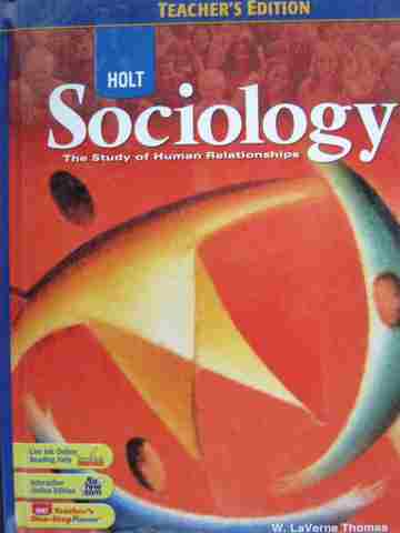 (image for) Sociology The Study of Human Relationships TE (TE)(H) by Thomas