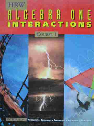 (image for) Algebra One Interactions Course 1 (H) by Kenned, McGowan,